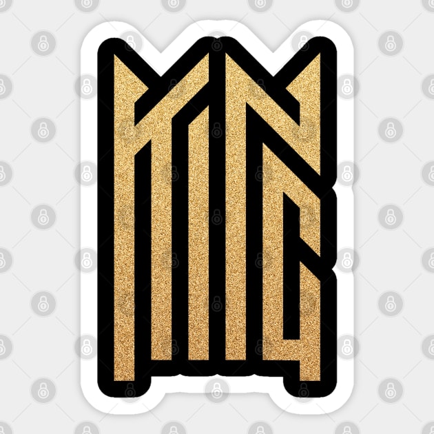 King Sticker by wiktor_ares